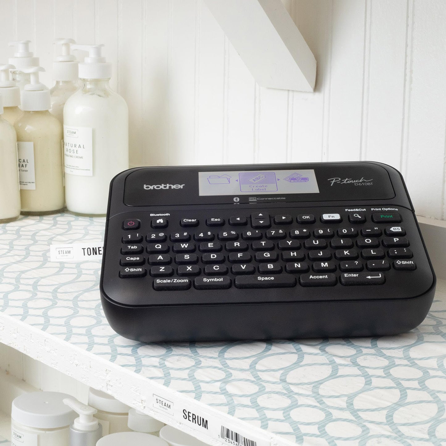 Brother® P-touch PT-D610BT Business Professional Connected Label Maker With Bluetooth®