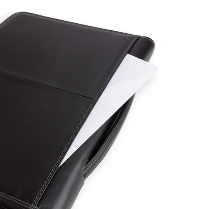 Wenger Concept Zippered Padfolio, Padded Document Organizer, Black