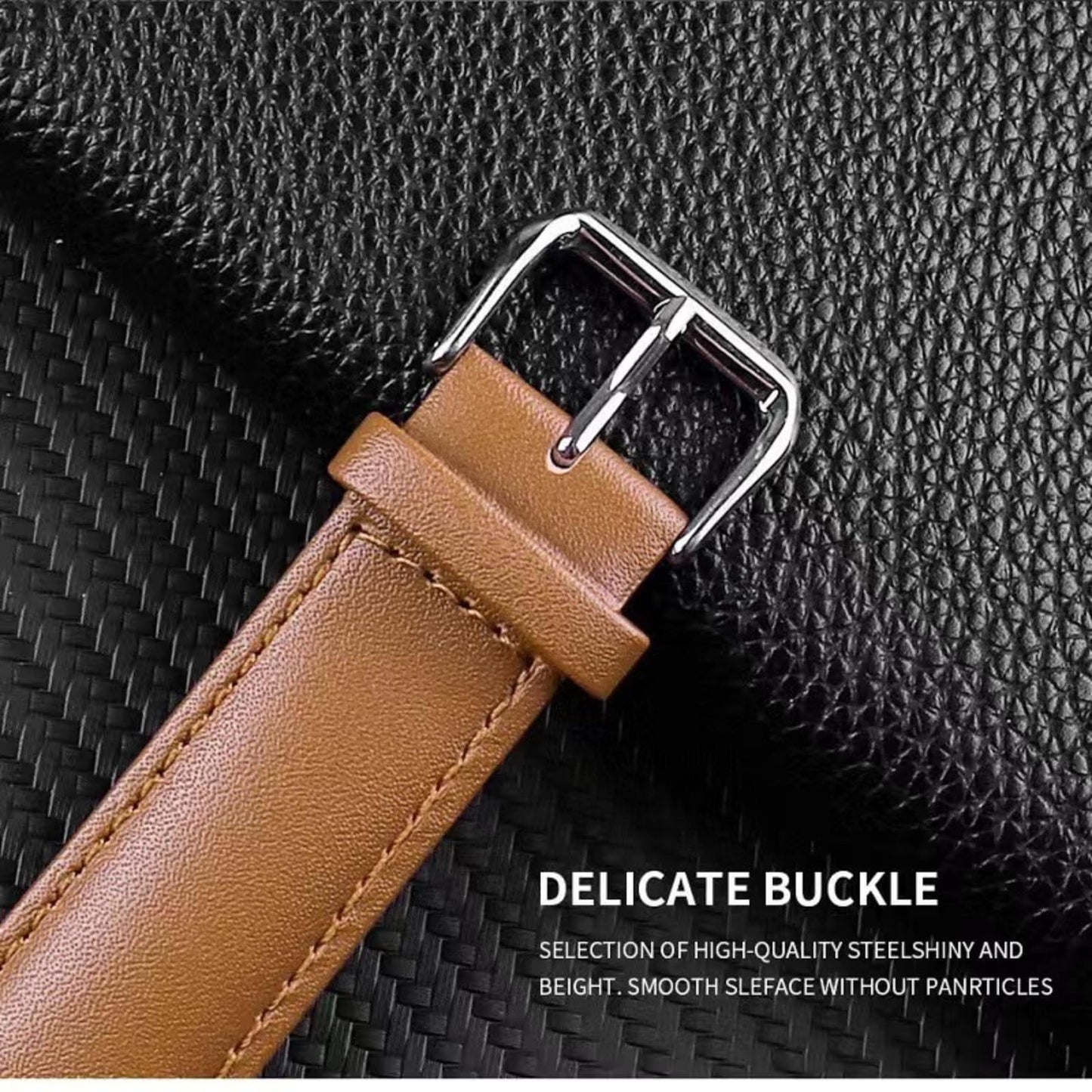 Leather Bands Compatible with Apple Watch Band 38mm 40mm 42mm 44mm for Men Women, Top Grain Genuine Leather Replacement Strap for iWatch Ultra2 Ultra SE2 SE Series 10 9 8 7 6 5 4 3 2 1(Brown, 38mm/40mm)