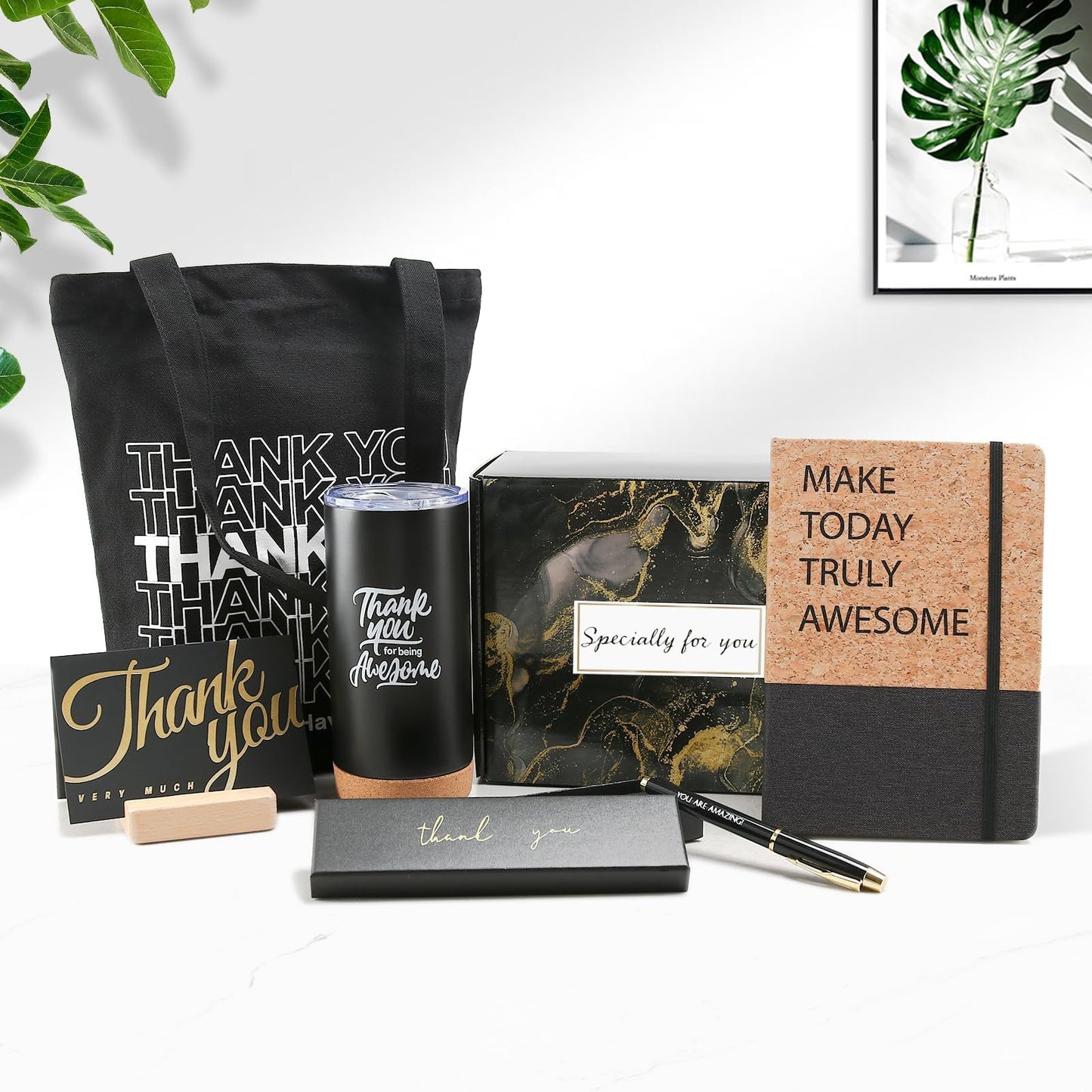 APRBOX Employee Appreciation Gifts Bulk Thank You Gifts with Thank You Cards for Women Men Work Gifts Office Gift Baskets for Social Worker Secretary Teacher Farewell Gift for Coworkers