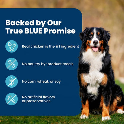 Blue Buffalo Life Protection Formula Chicken & Brown Rice Adult Dry Dog Food, Supports Immunity with Antioxidant-Rich LifeSource Bits, Promotes Healthy Muscle Development, Skin & Coat Health, 5 lbs.