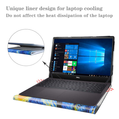 Alapmk Protective Case for Dell Inspiron 15 7590 7591 5590 5598/Latitude 5500 5501 5510 5511 5520/Vostro 15 5590 7590/Precision 3540 3550 3551 3560 15.6"[Not fit inspiron 15 2-in-1 7590],Starry Night