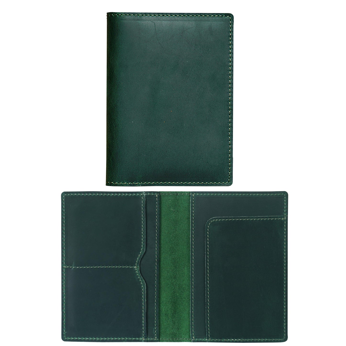 HIFA Leather Passport Holder, Handmade Passport Cover with Card and Ticket Slot - Genuine Leather, Elegant Design, Easy Access - Passport Case, Passport Wallet, Passport Holder