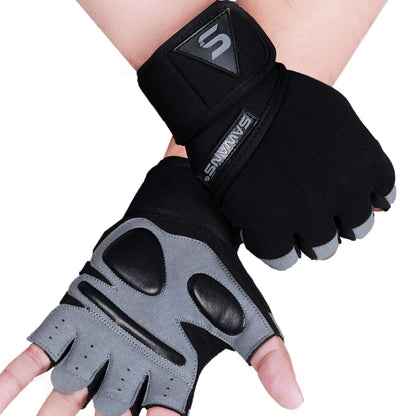 SAWANS Fitness Workout Gloves Gym Weight Lifting Gloves for Men Women Breathable Gymnasium Wrist Support Padded Deadlifts Exercise Training Pull Ups