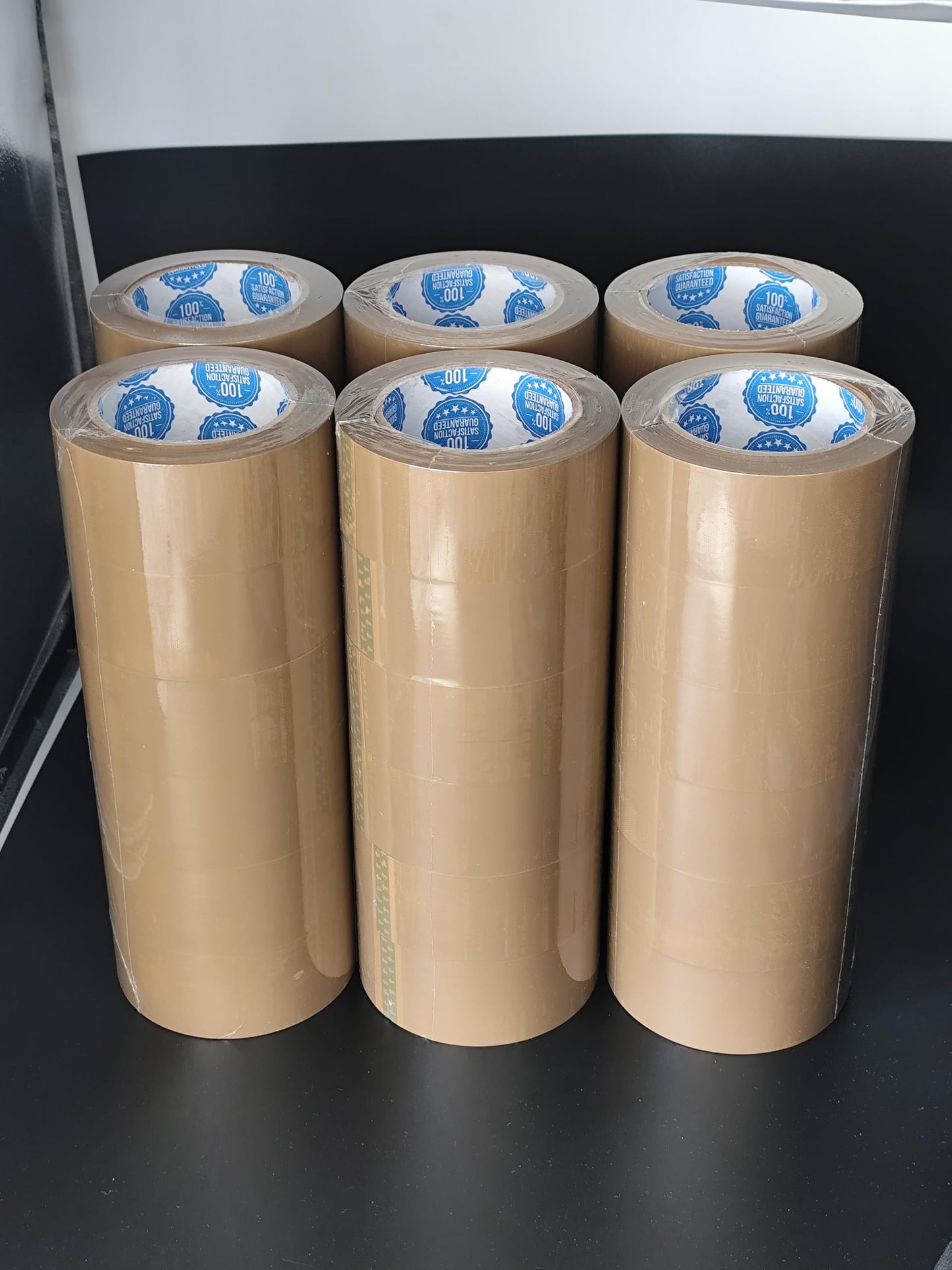 Packaging Tape 3 inch Wide 110 Yards Heavy Duty - 24 Rolls Brown Shipping Tape for Packing, Strong Adhesive Carton Sealing Tape for Moving and Mailing Boxes, Commercial Grade Packing Supplies