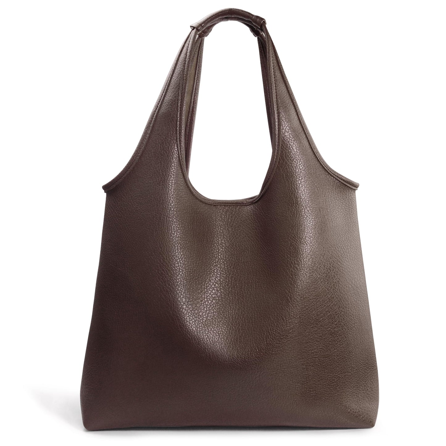Women's Hobo Bag Soft Vegan Leather Tote Oversized Slouchy Handbag for Shopping,Weekender,Work (Coffee)