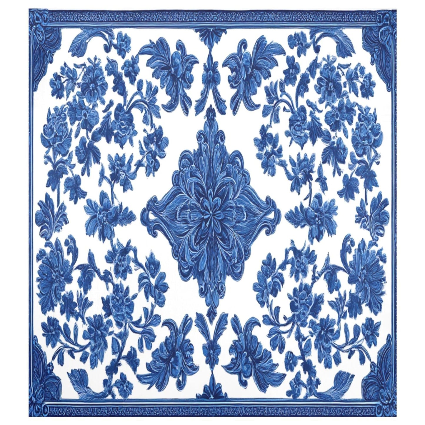 Blue White Porcelain Dishwasher Stickers Magnetic Cover Floral Leaves Kitchen Fridge Magnet Covers Decals Home Decorations Vinyl Sticker Reusable 23W x 26H inches