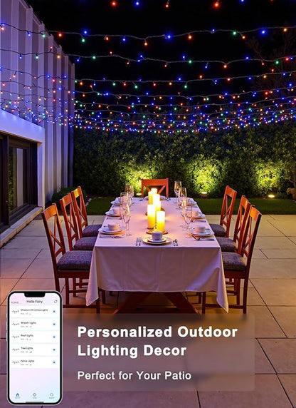 Minetom 82ft 250LED Color Changing Christmas Halloween Tree Lights, LED RGB String Twinkle Lights, 16 Milion Adjustable Colors Smart Fairy Lights with Remote & Timer for Xmas Tree Holiday Party