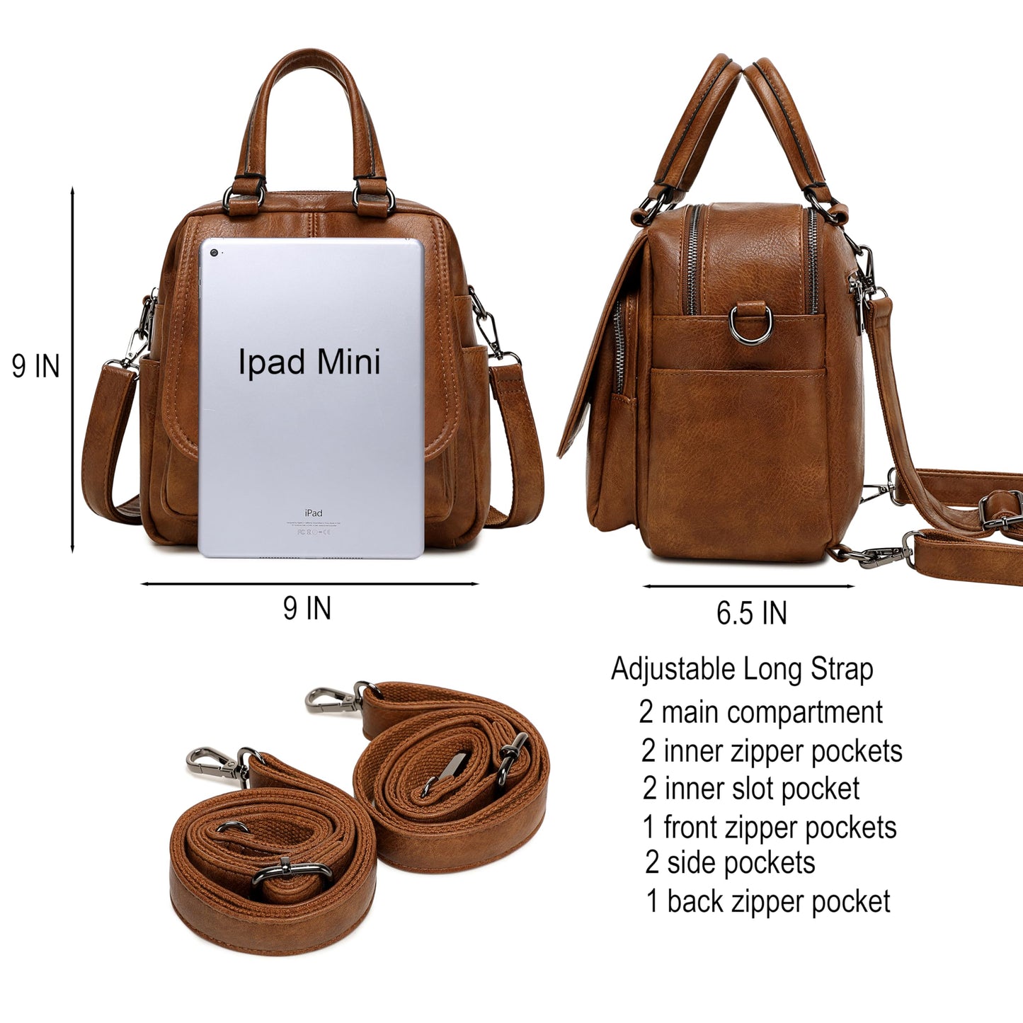 sqlp Small Backpack Purse for Women Fashion Daily Use Purses Back Pack Travel Shoulder Bags