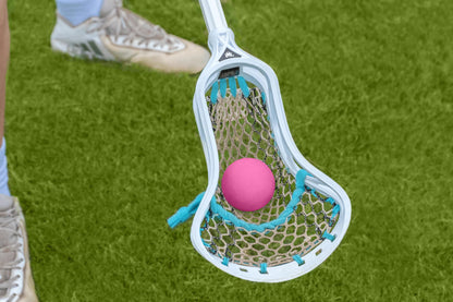 Velocity Soft Foam Lacrosse Balls, Lacrosse Soft Practice Balls for Youth Beginners, Indoor Training Lacrosse Softballs for College and High School, Same Size as Regulation - Pink, 60