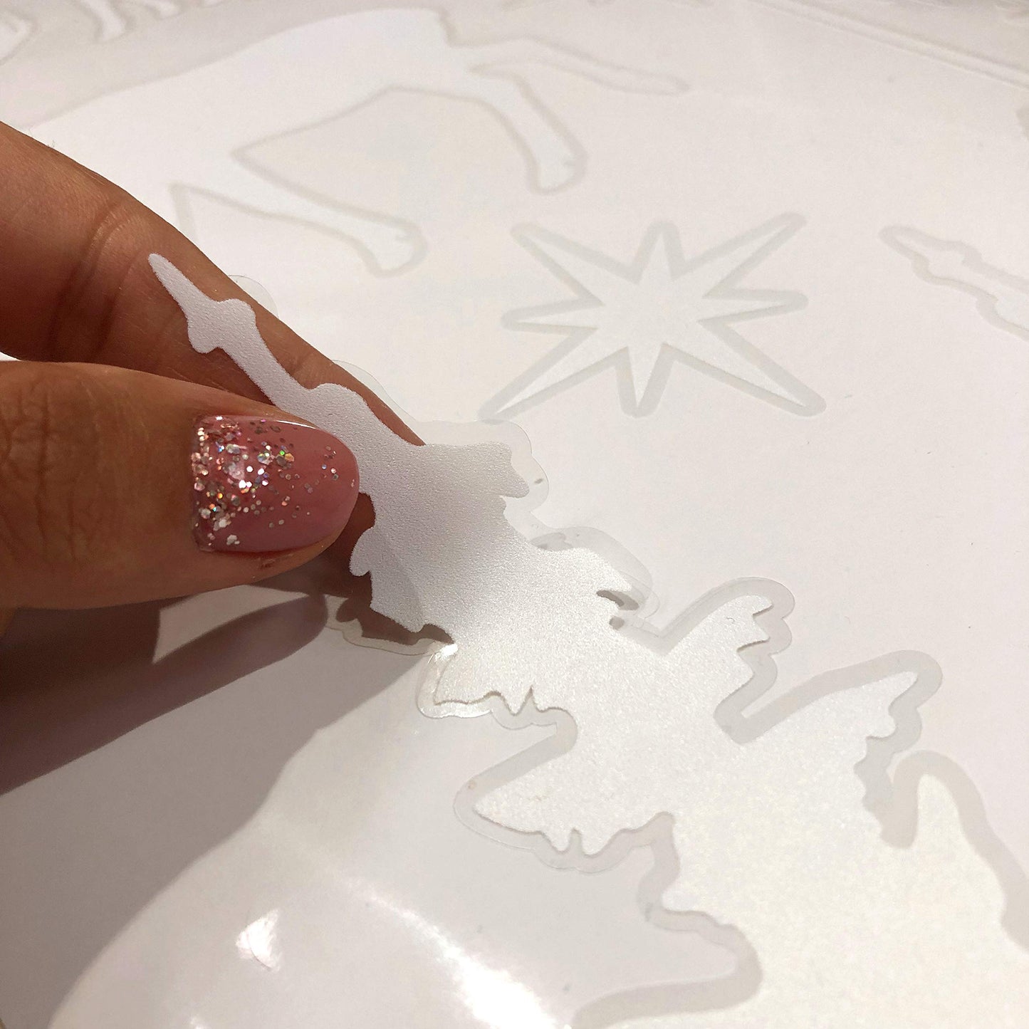 Premium White Removable Vinyl, 12" x 15 FT Roll Self-Adhesive White Temporary Vinyl for Walls, Crafts, Indoor Home Décor, Cricut, Silhouette, Repositionable Matte Black Vinyl by Turner Moore Edition