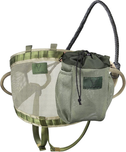 Dump Pouch Saddle Bag - Lightweight Mesh Hunting Accessory with Drawstring Closure | Easily Attaches to Any Saddle