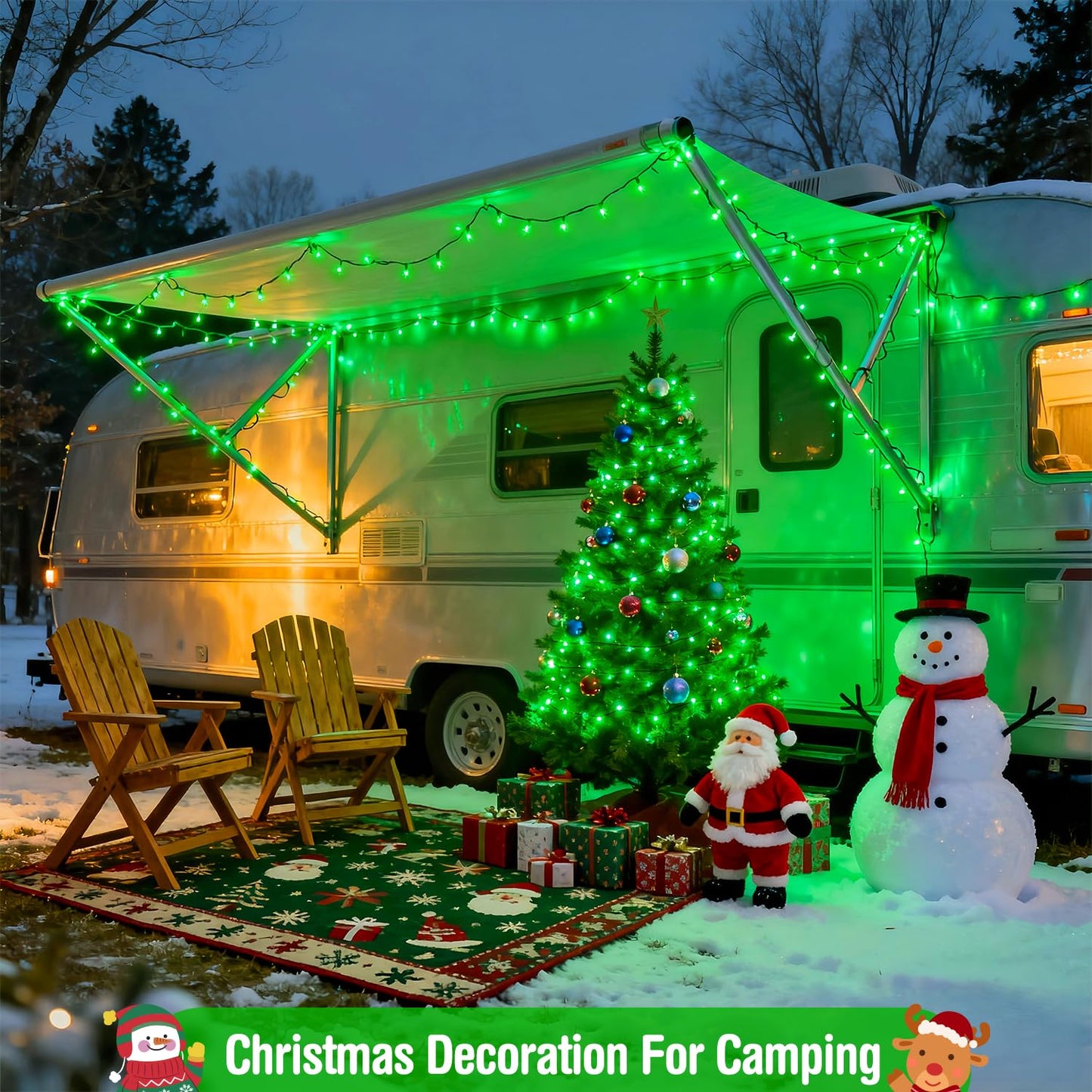 JMEXSUSS 400 LED Green Christmas Lights Outdoor, 132ft Green String Lights Plug in with Remote, Indoor Christmas String Light for Porch Tree House Yard Decorations