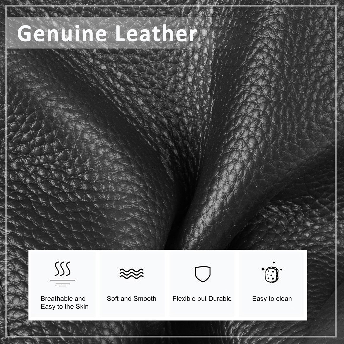 befen Black Genuine Leather Tote Bag for Women Work, Women's Leather Shoulder Bags Purses Satchel Handbags with Top Handles Work Purse