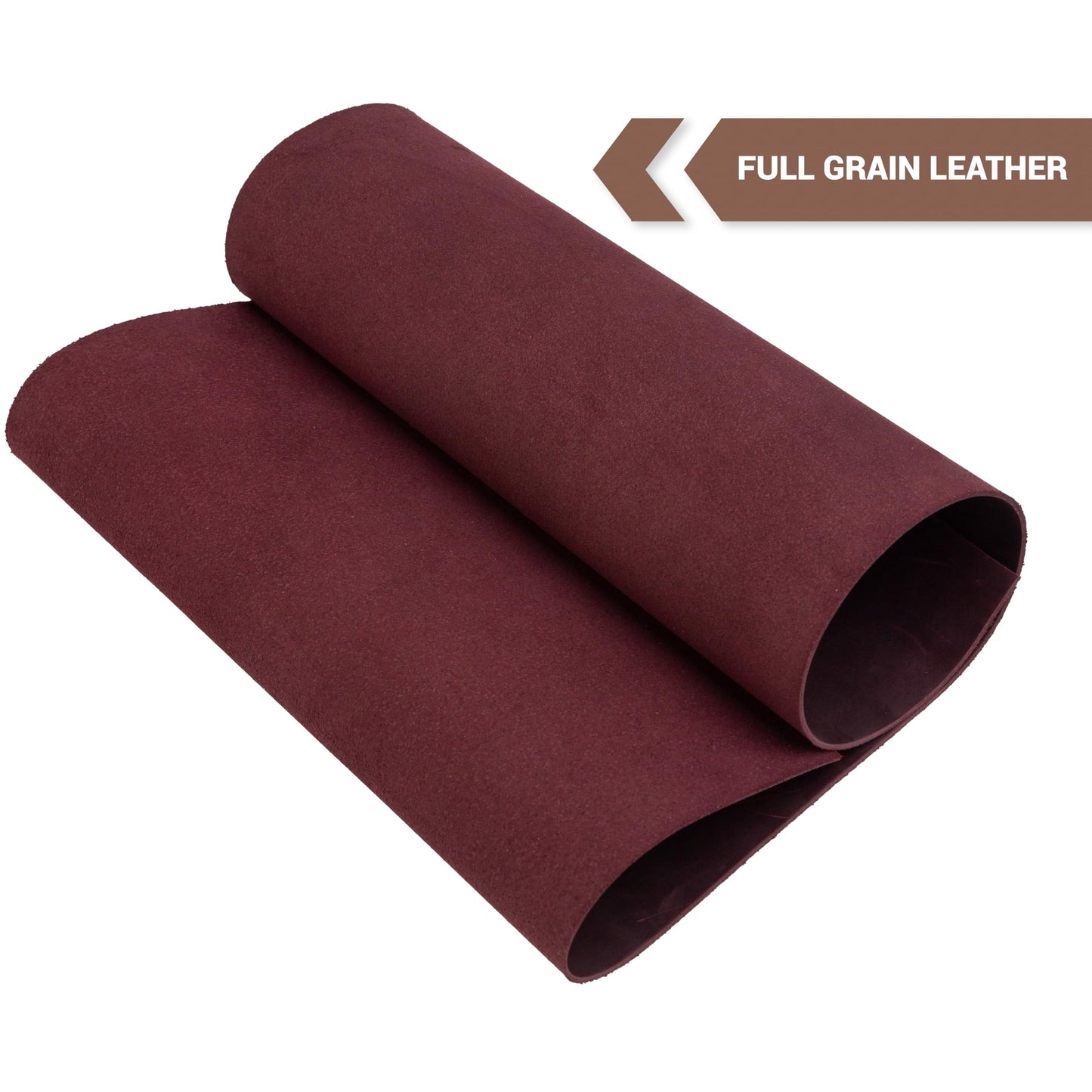 Shkira 12''X24'' Genuine Red Leather Sheets for Crafts - Square - 2.0MM Thick Genuine - Thick Cowhide Pieces Square - Leather Sheet for Arts and Crafts