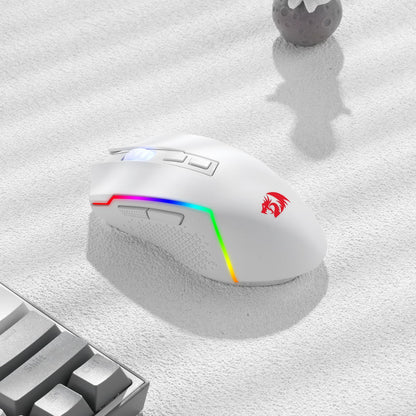 Redragon M693 Wireless Gaming Mouse, 8000 DPI Mice w/ 3-Mode Connection, BT & 2.4G Wireless, 7 Macro Buttons, Reliable Power Capacity for PC/Mac/Laptop