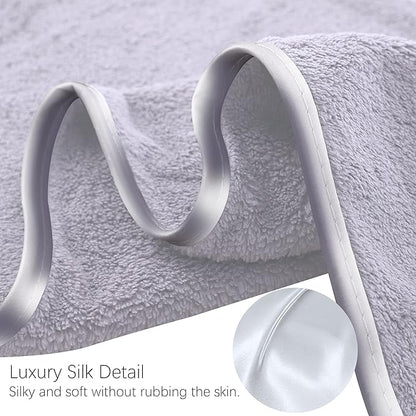 TENSTARS Luxury Silk Hemming Towel Set