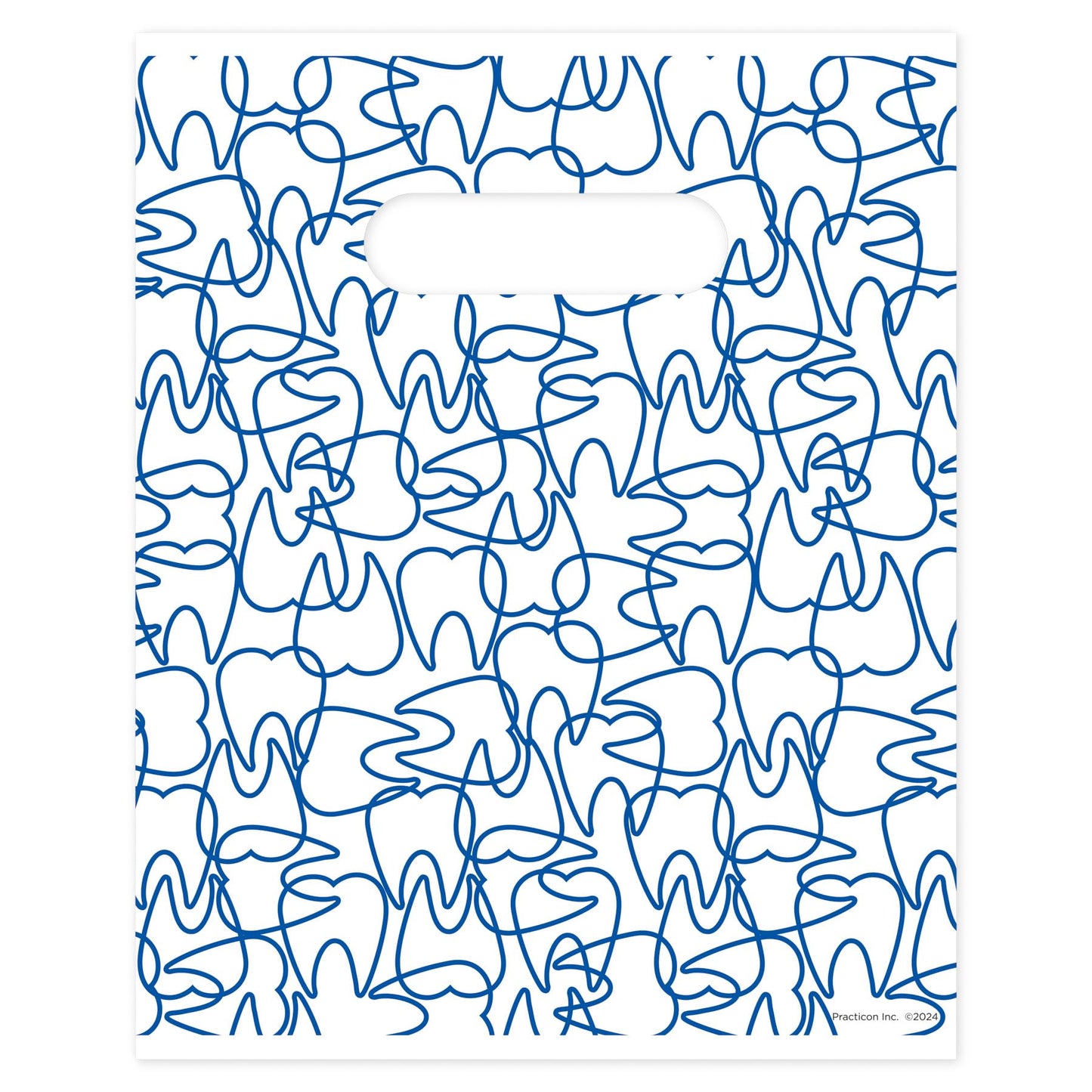 Molar Mix-Up Dental Giveaway Bags, 8" x 10", 100 Pack