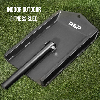 Rep Pull Sled - Adjustable Weight Pull Sled for Conditioning and Weight Training