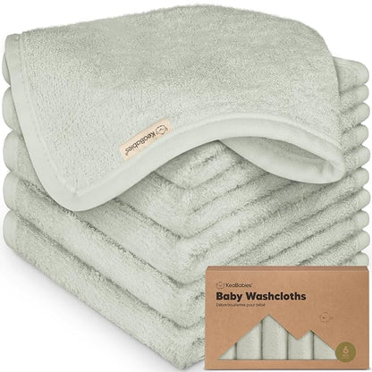 6-Pack Baby Washcloths