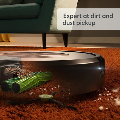 iRobot Roomba Combo j9+ Self-Emptying & Auto-Fill Robot Vacuum & Mop – Multi-Functional Base Refills Bin and Empties Itself, Vacuums and Mops Without Needing to Avoid Carpets, Avoids Obstacles