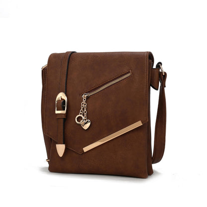 MKF Collection Crossbody Bags for Women, Sling bag Vegan Leather Shoulder bag Ladies Small Purse Handbag by Mia K