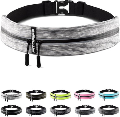 Fitgriff® Running Belt - Secure Jogging Pouch for Phone & Essentials | Adjustable for All Cell Phones
