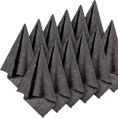 Syhood 12 Pieces Face Wash Cloth 12 x 12 in Makeup Remover Cloths Towel Coral
