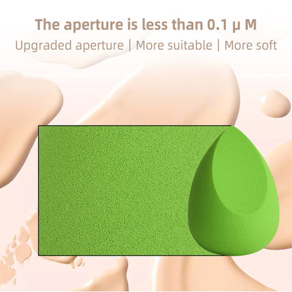 COSTICA Makeup Sponge Set Blender, Beauty Sponge Makeup Blender Flawless for Liquid - Multi Colored 4 pcs Rose Series