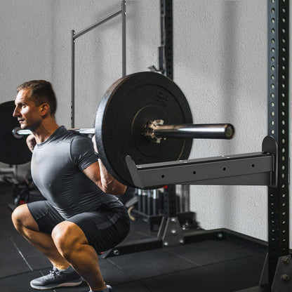 Kipika Strength Training Bundle: Weight Plate Holder & Safety Spotter Arms for Power Cages