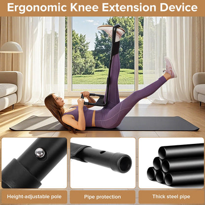 Hamstring Stretcher, Knee Extension Device for Knee Extension & Pain Relief, Adjustable Low Back, Calf, Leg & Hip Stretching Device for Flexibility, ACL Surgery Recovery Physical Therapy Equipment