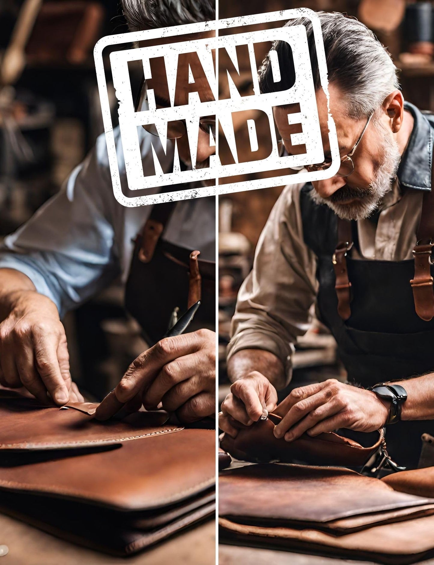 Handcrafted Genuine Leather Wallets, Minimalist Cardholders, and Passport Covers, Handmade Gift Camel Windowed Cardholder