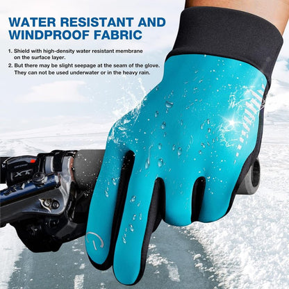 Winter Gloves for Men & Women - Thermal Touch Screen Ski Gloves | Non-Slip Palm & Fleece Lined for Cold Weather Activities
