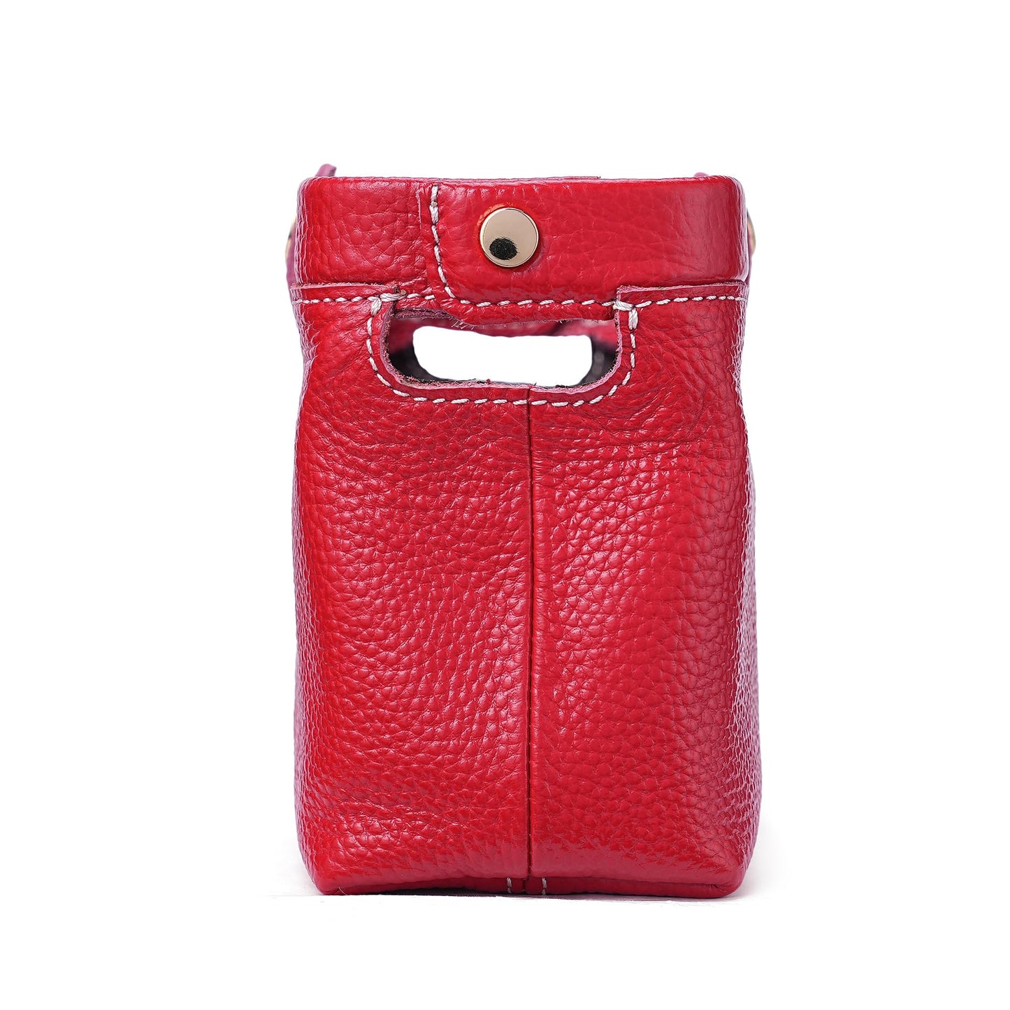 shuainiu Travel leather makeup bag, waterproof mini makeup box, small travel storage bag