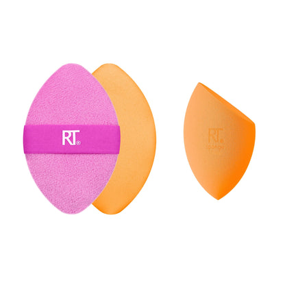 Real Techniques Miracle Complexion Sponge, Makeup Blending Sponge, For Liquid & Cream Foundation, Offers Light To Medium Coverage, Natural, Dewy Makeup, Orange Sponge, Latex-Free Foam, 1 Count