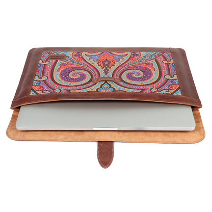 Londo Leather Sleeve Compatible with MacBook Pro 14 & Air 13-13.3 Inch (M5, M4, M3, M2, M1, Pro, Max) & iPad Pro 12.9, Premium Top Grain Leather Laptop Bag, 2020 to 2026 Models