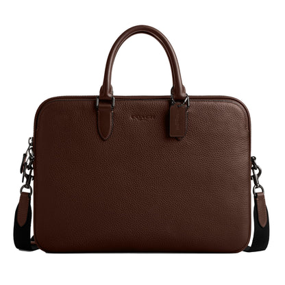 Coach Men's Gotham Slim Briefcase Maple One Size