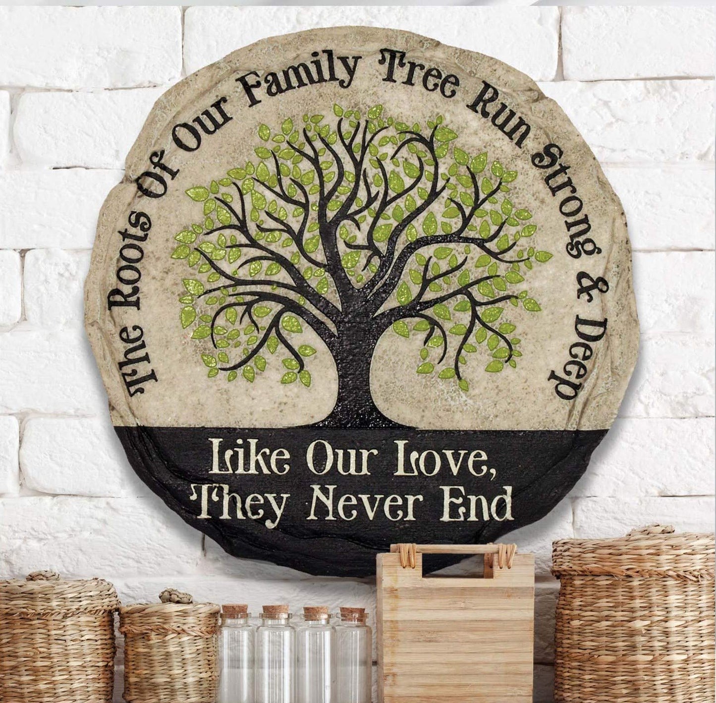 Spoontiques - Garden Décor - Merry Christmas Truck Stepping Stone - Decorative Stone for Garden