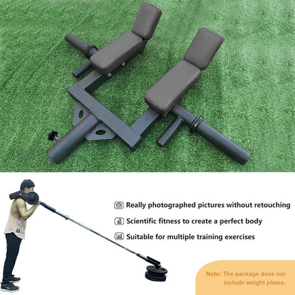 Viking Press Landmine Handle for 2-Inch Olympic Barbell, Hack Squat T-Bar Row Attachment Strength Training Accessories, Shoulder Press Landmine Attachment Equipment (Style G)