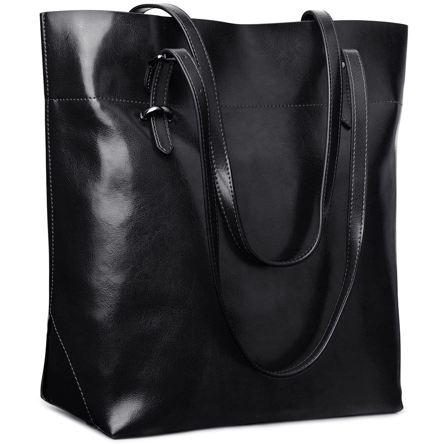 S-ZONE Women's Sz10v040a Tote, Black, L, Retro