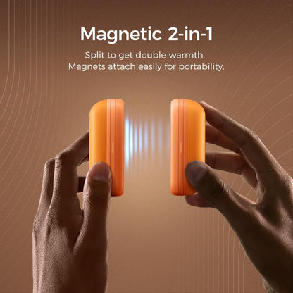 OCOOPA 2 in 1 Magnetic Rechargeable Hand Warmers, UT2s Mini Electric Handwarmers 2 Pack, Split USB-C, Reusable Portable Pocket Heater, Raynauds, Golf, Christmas, Tech Gifts for Women Men