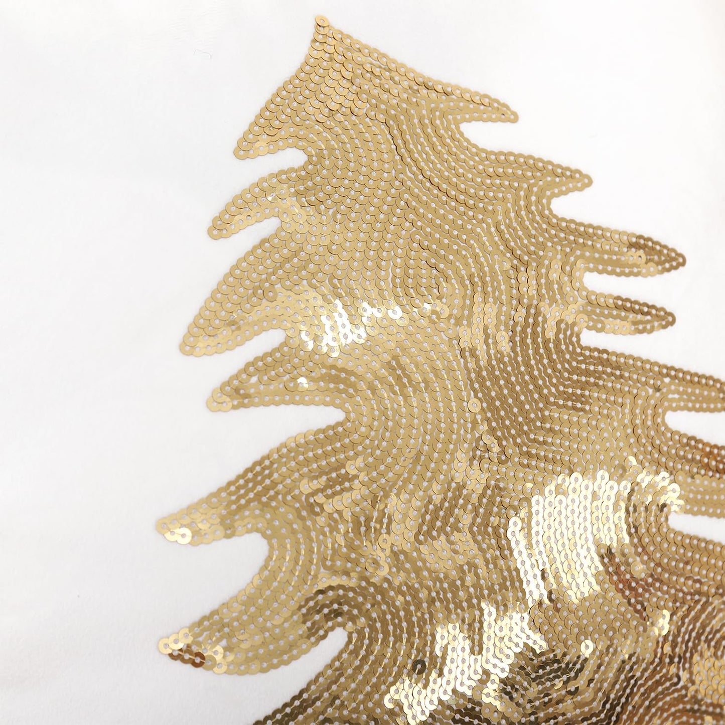 Tosleo Christmas Pillowcases 18 x 18 inch Set of 2 White Xmas Tree Sequins Throw Pillow Cover Christmas Pillow case Party Decorations Winter Holiday Cushion Cases