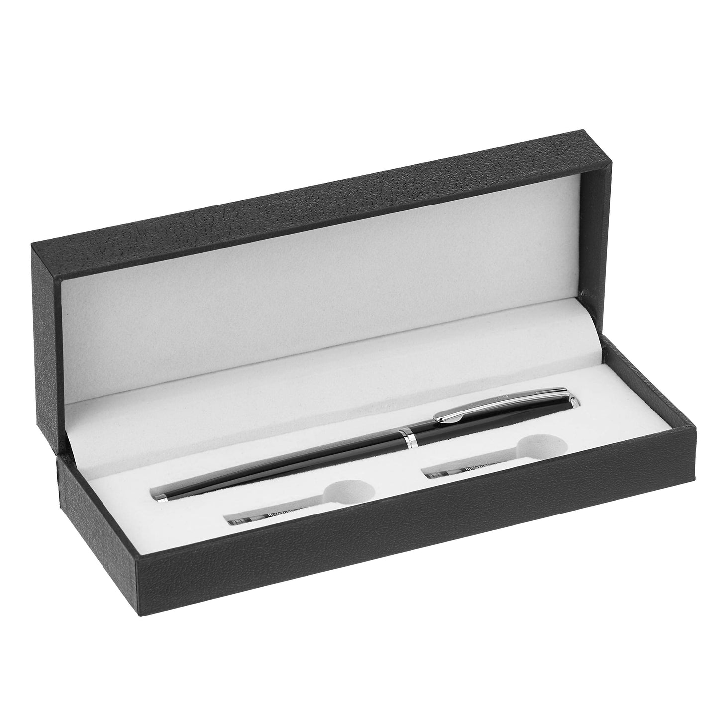 Amazon Basics Refillable Fountain Pen with Smooth Writing, Fine Point Nib, Black Ink