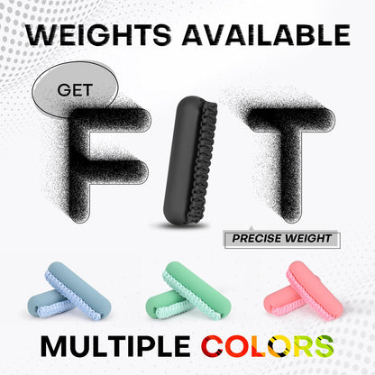 Hikeen Hand Weights Set for Women Men, Soft Dumbbells of 2 (3lb Each), Walking Weight with Hand Strap for Aerobics, Jogging, Running(Black,6lb sets)