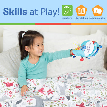 Melissa & Doug K's Kids Itsy-Bitsy Spider 8-Page Soft Activity Book for Babies and Toddlers