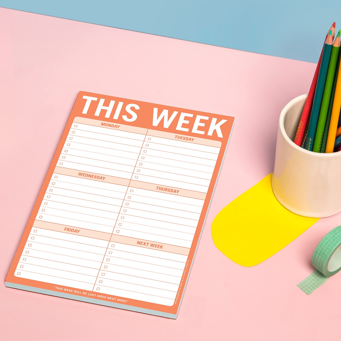 This Week Pad (Orange)