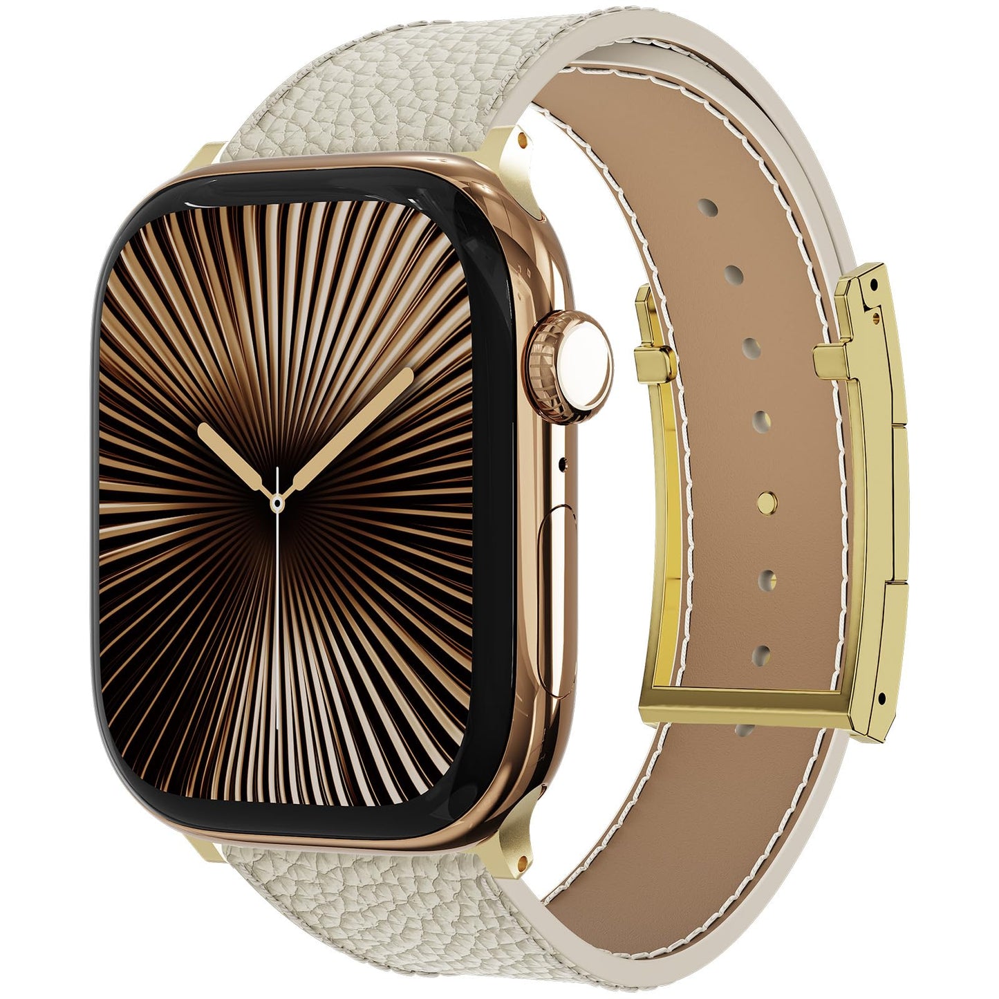 Leather Magnetic Watch Band Compatible with Apple Watch Ultra 49mm 46mm 45mm 44mm 42mm 41mm 40mm 38mm, Designer Replacement Strap for Women Men iWatch Series 9/8/7/6/5/4/3/2/1/SE/Ultra 2