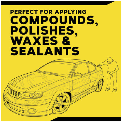Meguiar's W0004 Supreme Shine 4" Foam Applicator Pads – 4 Pack