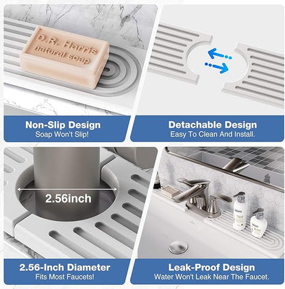 DK177 Diatomite Fast Drying Faucet Mat