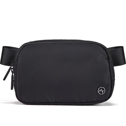 Pander Two Way Zipper Fanny Pack Nylon Everywhere Belt Bag for Women, Water Repellent Waist Packs, Crossbody Bags with Adjustable Strap.